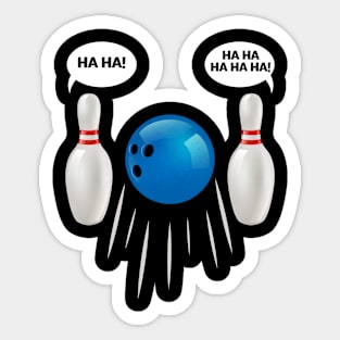 Funny Bowling Sticker